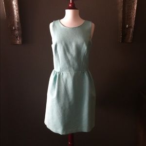 Anthropologie Baby Blue Bow Dress